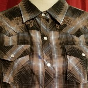 Bit&Bridle Rideo Show Women's Button Collar Shirt